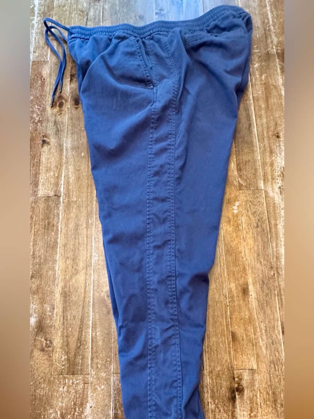 GAP Brand Men's Navy Jogger Style Pants with Elastic & Drawstring Waist - Picture 3 of 10